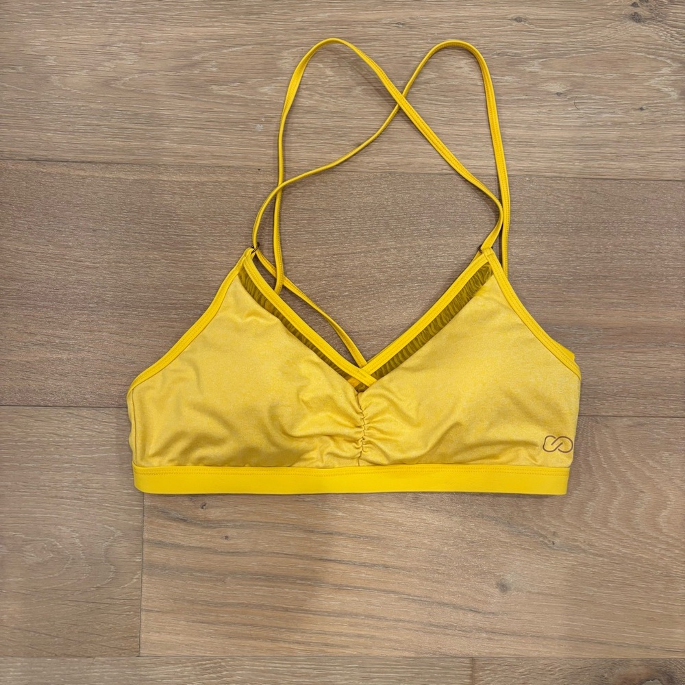 Calia by Carrie Underwood yellow bikini top